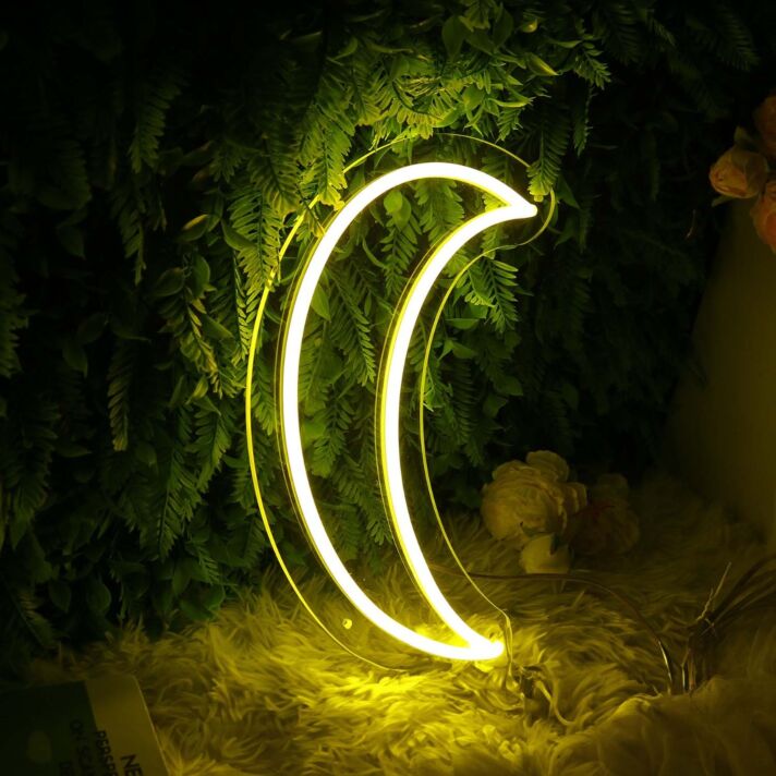 Lack Of Moon Yellow Neon Sign
