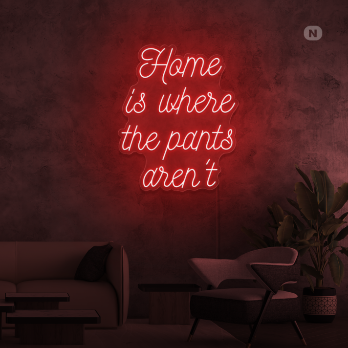 Quote Thuis Neon Sign