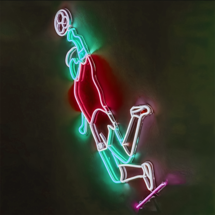 Soccer Superstar Neon Sign for Football Players