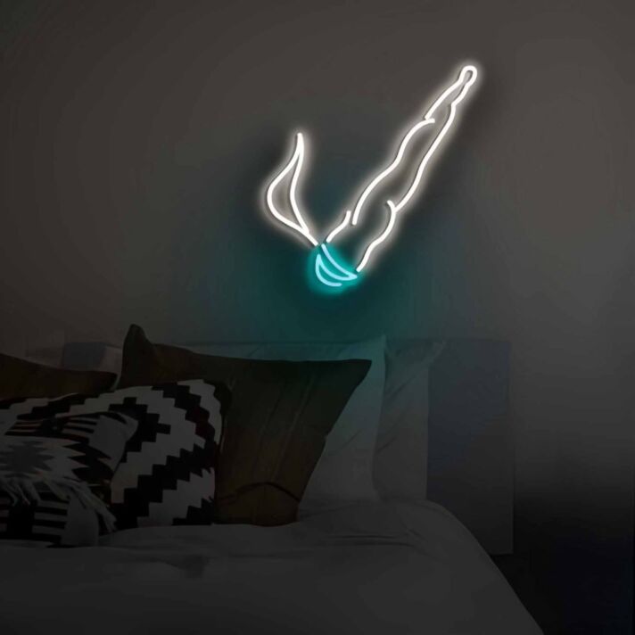 Lit Cigarette  Neon Sign