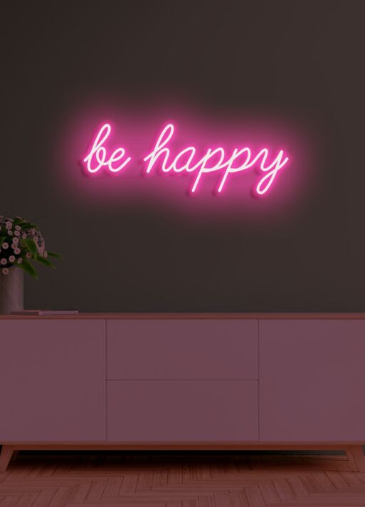 Be Happy Neon Smiles for Joyful Interiors