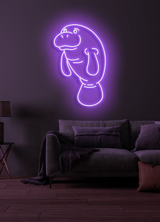 Sea Cow Playful Neon for Unique Spaces