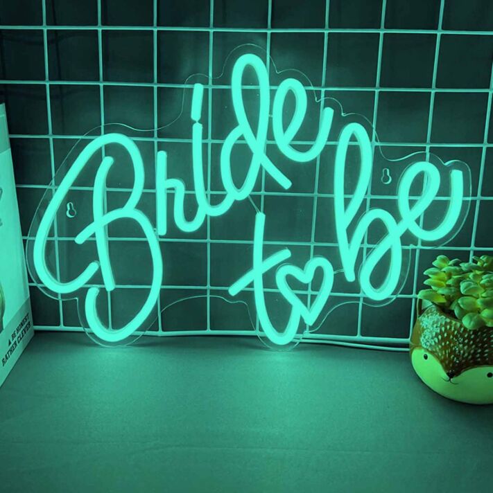 Bride To Be Neon Elegance for Bridal Showers