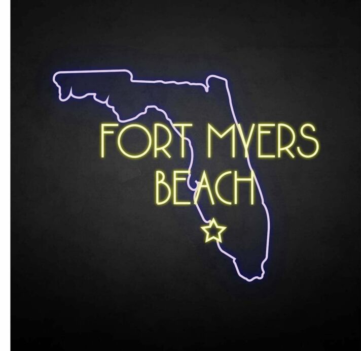 FORT MYERS BEACH neon sign