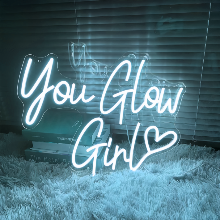 You Glow Girl: Shine Bright with Neon Radiance