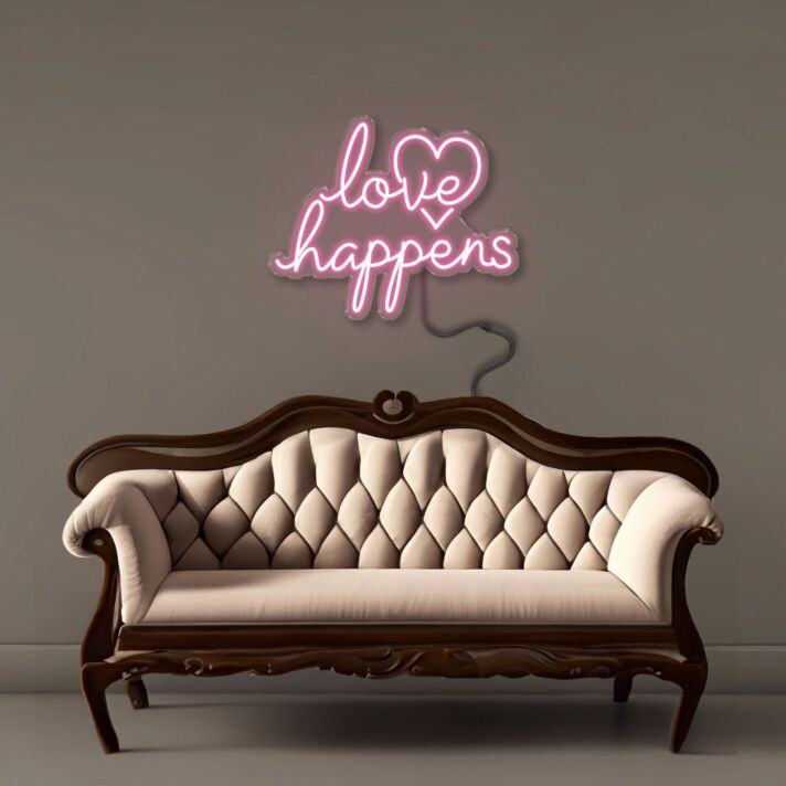 Love Happens Led Neon Signs