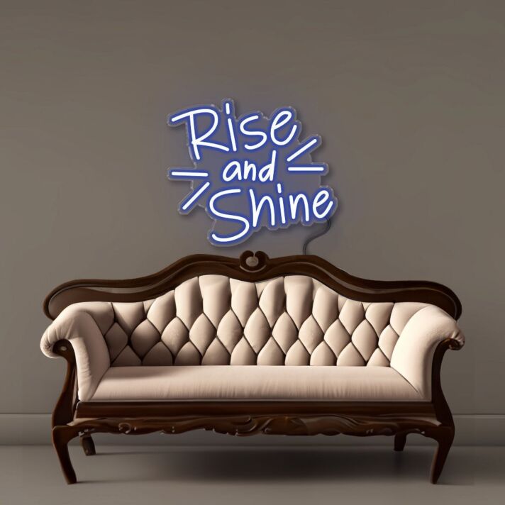 Rise and Shine Led Neon Signs