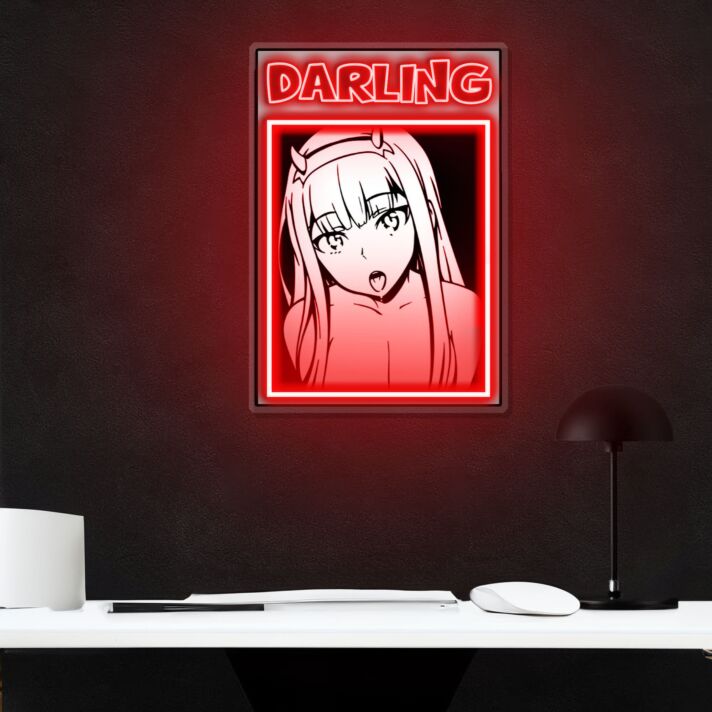 Darling Neon X Acrylic Artwork