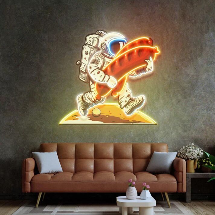 Sizzling Sausage Led Neon Sign Light Pop Art
