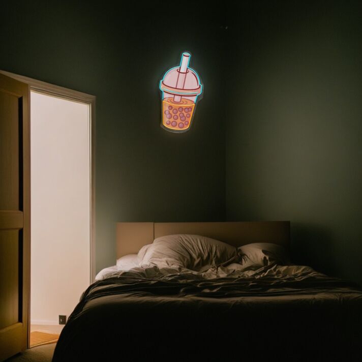 Boba Tea Led Neon Sign Light Pop Art
