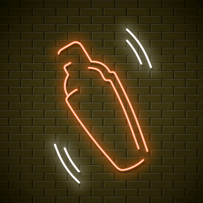 Fun Shaking Cocktail Shaker Neon Light