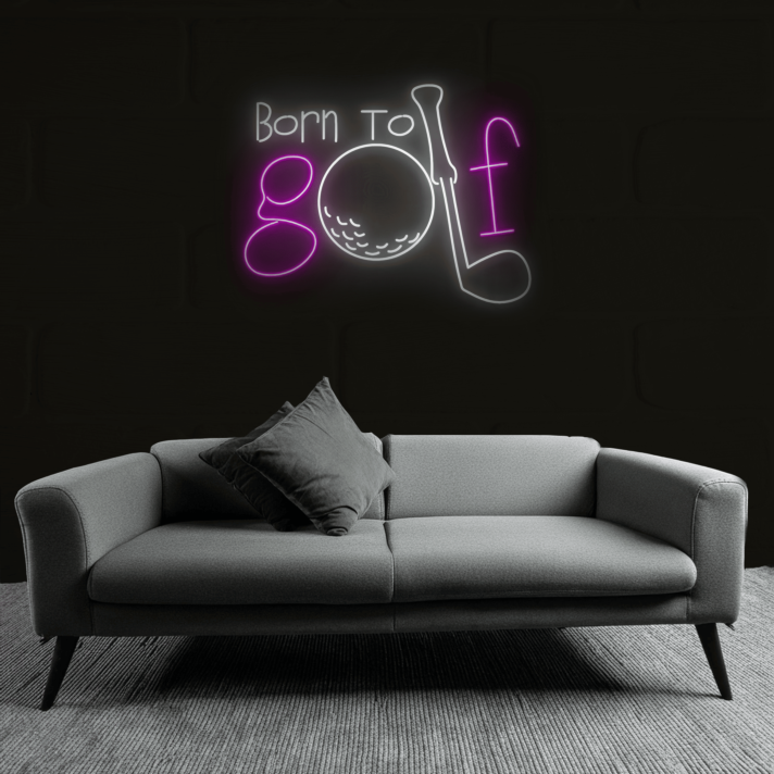 Born to Golf Neon Sign