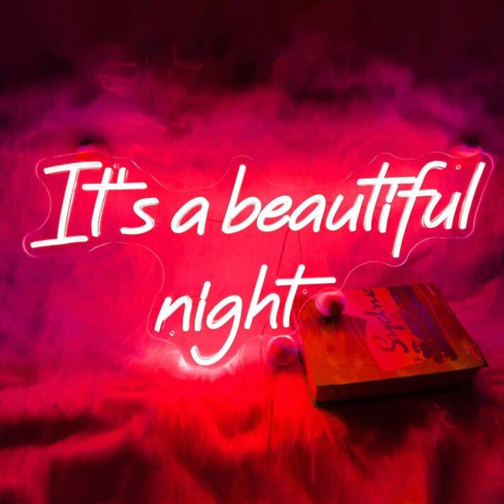 It's a Beautiful Night Marriage Room Wall Neon Sign
