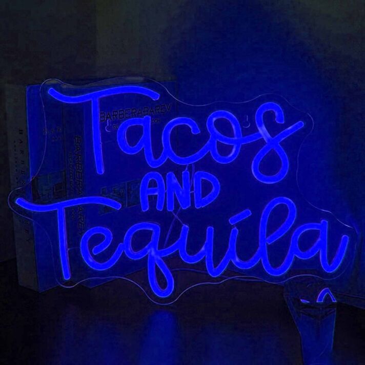 Tacos and Tequila LED Sign