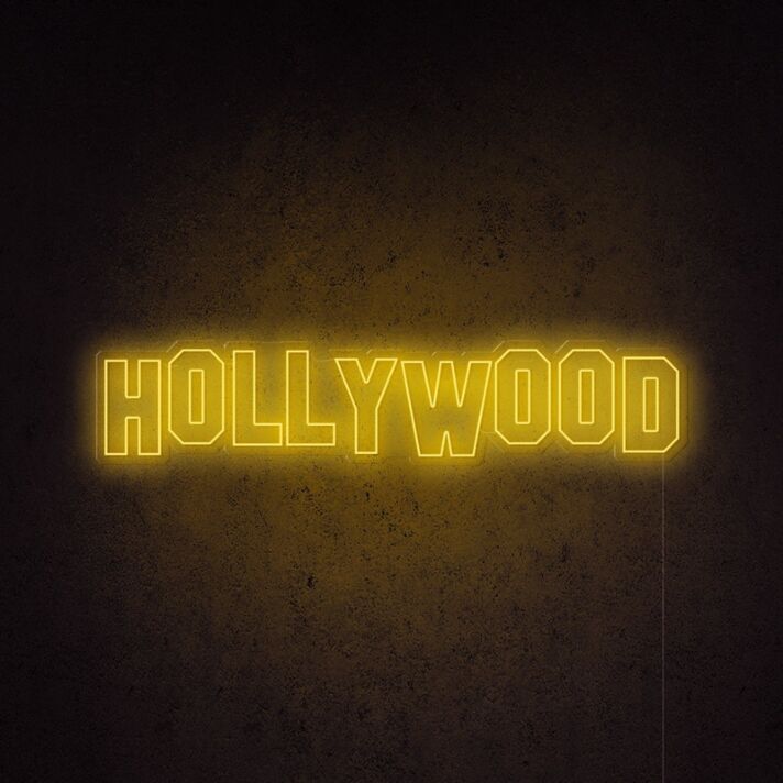 Hollywood Neon Sign for Movie Lovers and Studios