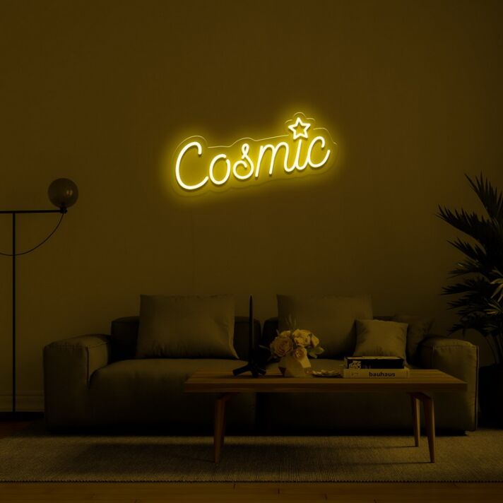 Cosmic Neon Sign for Space and Astronomy Lovers