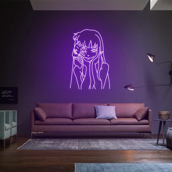Tomie Neon Sign for Horror and Manga Enthusiasts