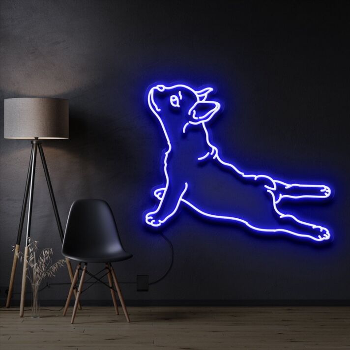 French Bulldog Neon Sign for Dog Lovers and Pet Spaces