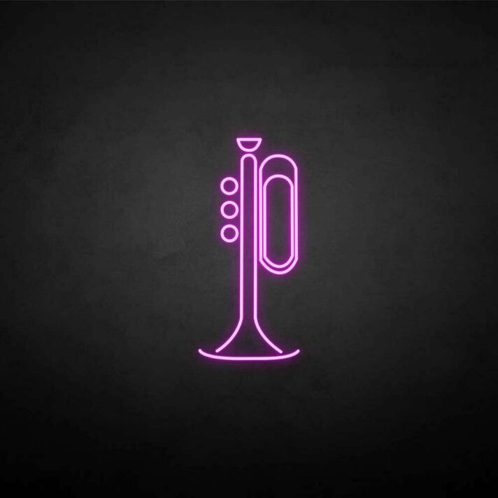 Piccolo trumpet' neon sign