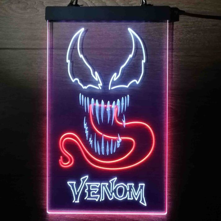 Venom Superhero Dual LED Neon Sign for Superhero Fans