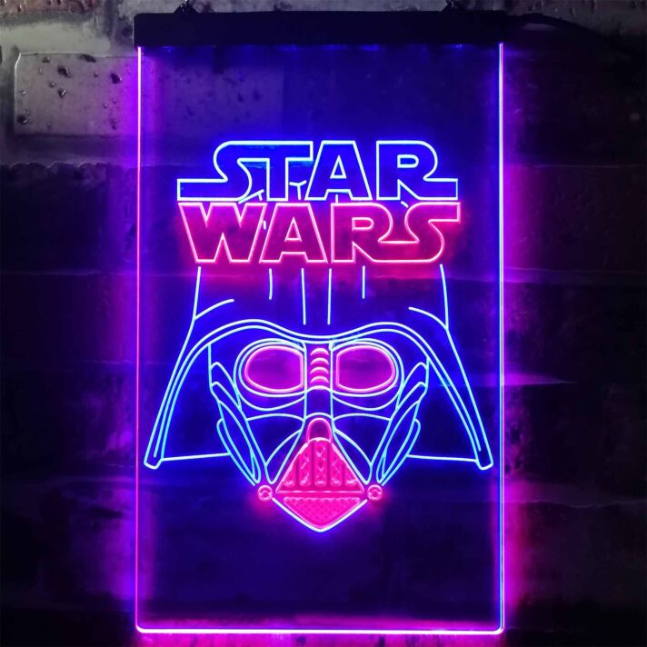 Darth Vader Dual LED Neon Sign for Star Wars Fans