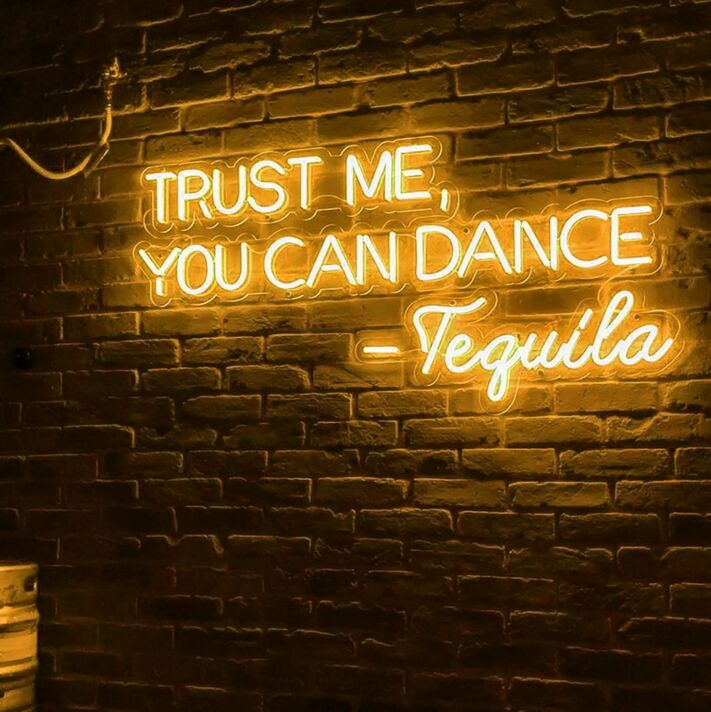 Tequila Neon Light for Bars and Social Spaces