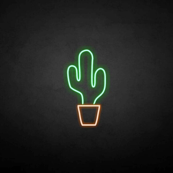 'Cactus' neon sign