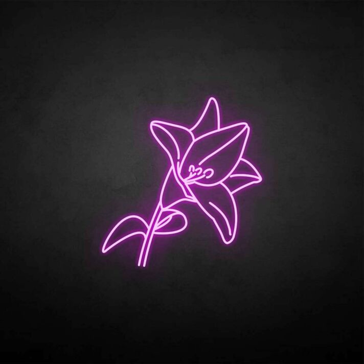 Lily' neon sign