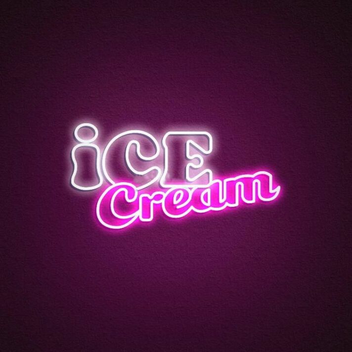 Ice Cream Neon Sign for Sweet and Fun Spaces