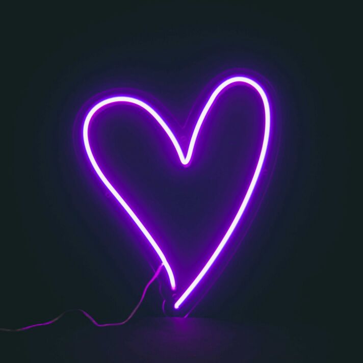 Heart Neon Sign for Romantic and Loving Spaces