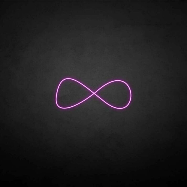'Infinity' neon sign
