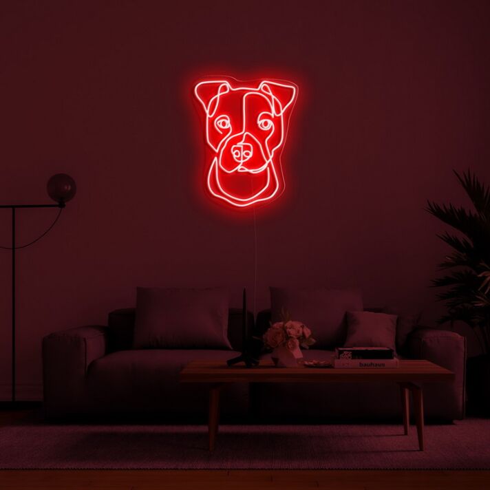 Boxer Neon Sign for Fitness Enthusiasts