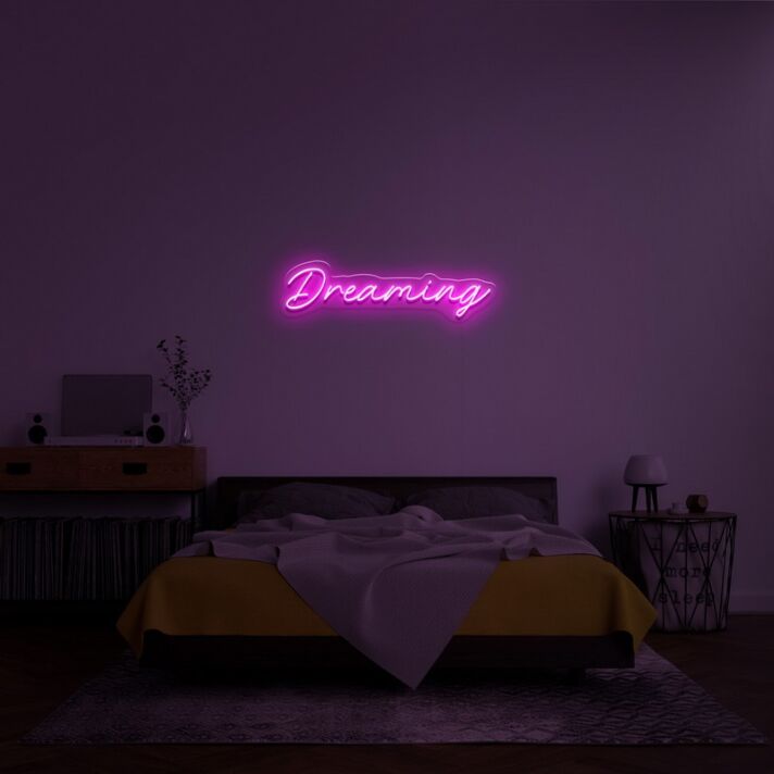 Dreaming Neon Sign for Whimsical Spaces