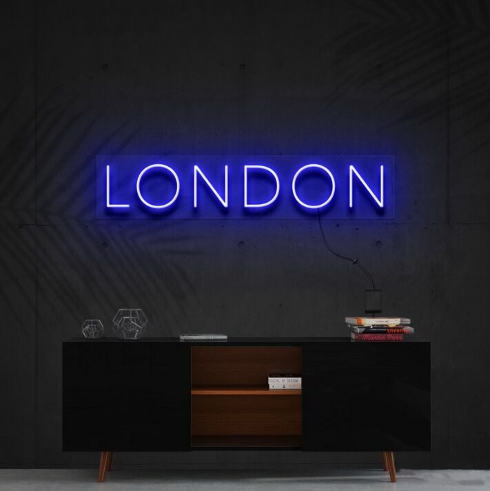 London Neon Sign for Travel Lovers