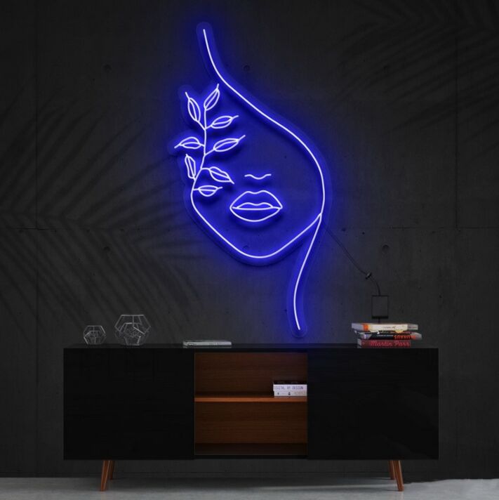 Mother Nature Neon Sign for Nature Themed Decor