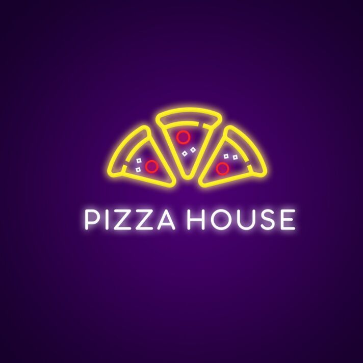 Pizza House Neon Sign for Restaurants and Food Lovers