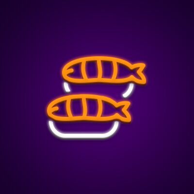 Sushi Neon Sign for Restaurants and Food Lovers