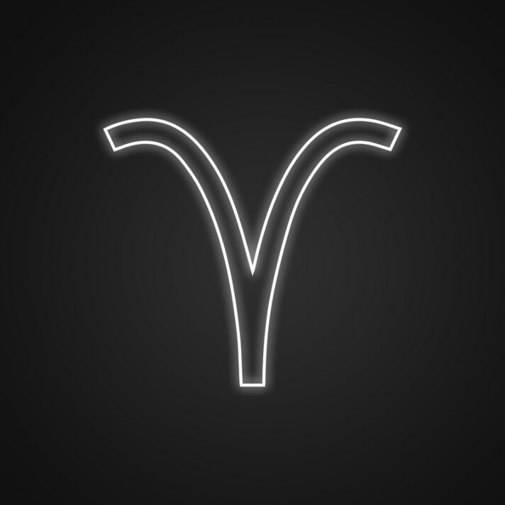Aries Neon Sign for Horoscope Enthusiasts