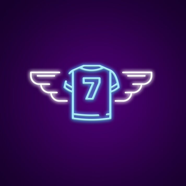 Jersey Neon Sign for Sports Enthusiasts