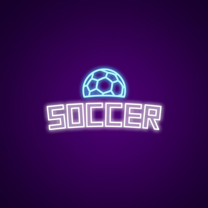 Soccer Neon Sign for Sports Enthusiasts