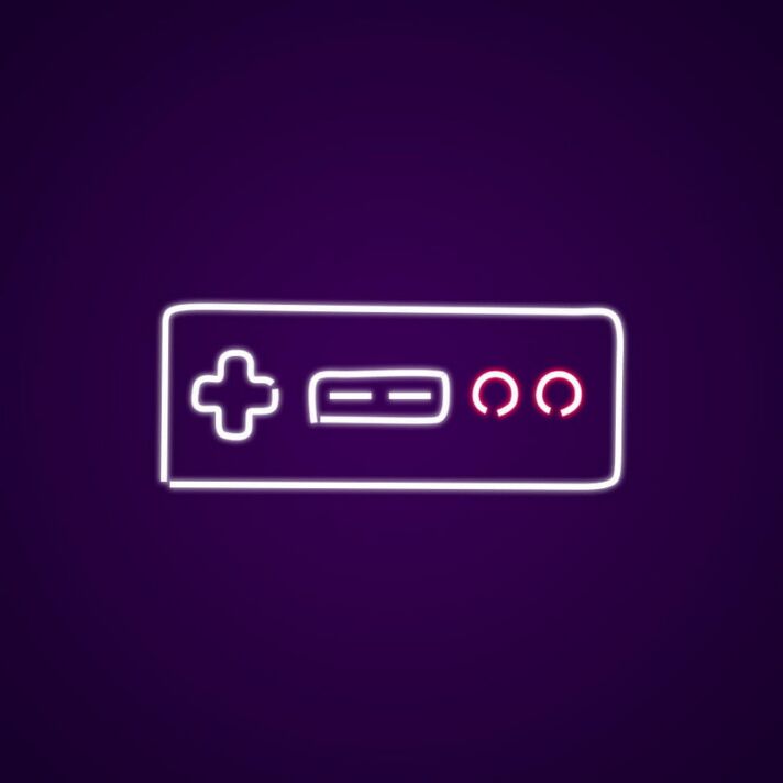 Controller Neon Sign Ideal for creating the ultimate gaming room