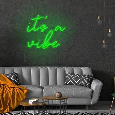 Its A Vibe Neon Sign Create a trendy atmosphere with this sign