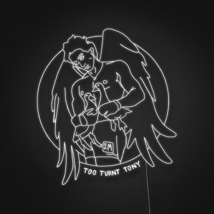 Too Turnt Tony Neon Sign Bring the party vibes with this sign