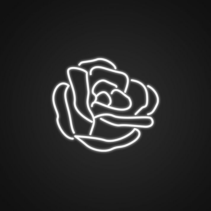 Pretty Rose Neon Sign Add elegance to your decor with this rose sign