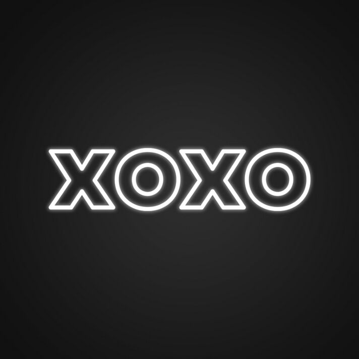 Xoxo Customizables Neon Sign Spread love and positivity