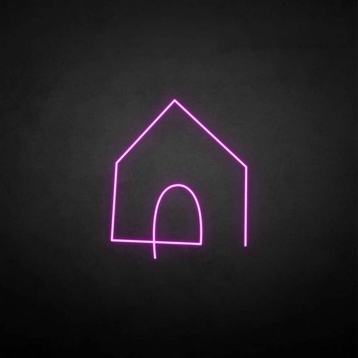 House' neon sign