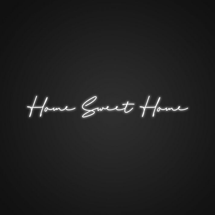 Home Sweet Homes Neon Sign Create a warm and inviting atmosphere