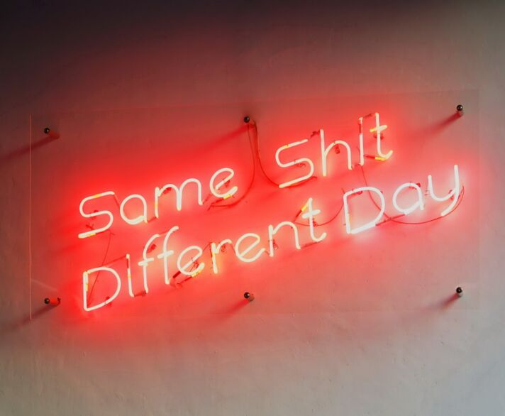 Same Shit Different Day Neon Sign v2 Add humor to your everyday life