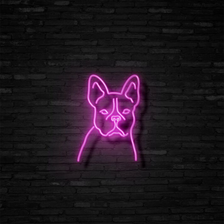 Frenchie Neon Sign Perfect for dog lovers and pet-themed decor