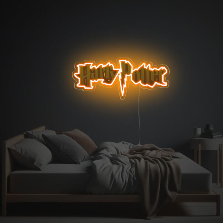 1) Scenario: Enhancing the theme of a Harry Potter-themed party.
Question: Would this Harry Potter Sign LED Neon Acrylic Artwork be suitable for enhancing the ambiance at a Harry Potter-themed party?

2) Scenario: A decoration for a child's bedroom who is